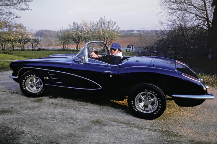 Bruce Springsteen with 1960 C1 Corvette, 1978 - Morrison Hotel Gallery