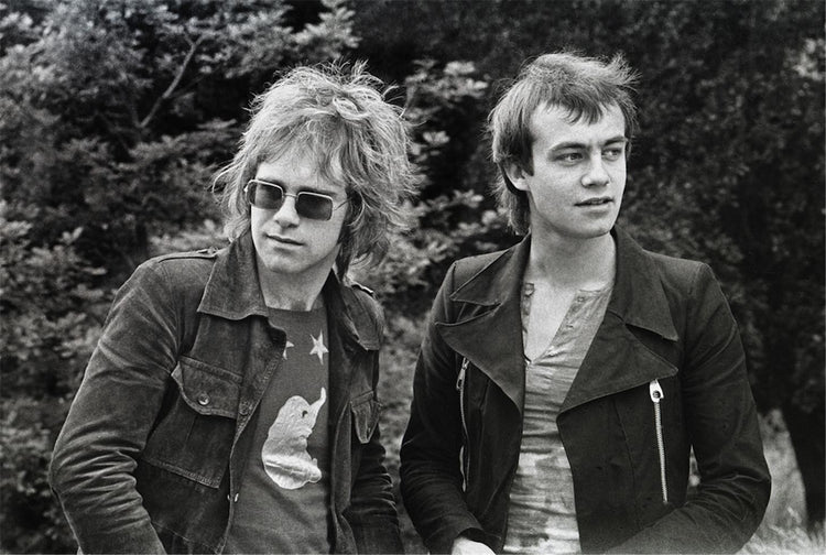 Elton John and Bernie Taupin, Hampstead Heath, London, 1970 - Morrison Hotel Gallery